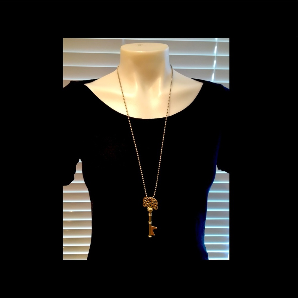 Key Charm Necklace - So Versatile!